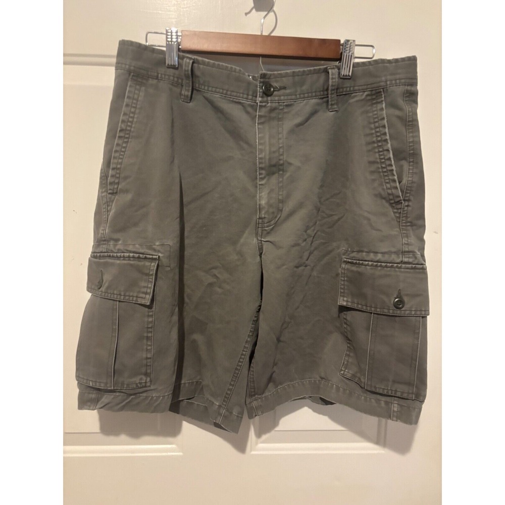 Vintage GAP Standard‎ Cargo Shorts Mens 34 Green Mid Rise Y2K